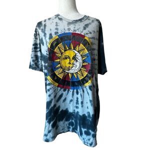 Chemistry Tie-Dye Shirt Short Sleeve Astrology Print RN #86947 SZ XL